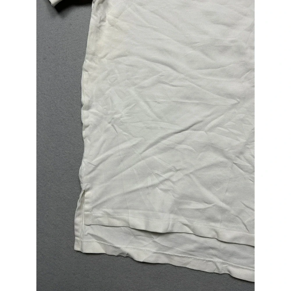 Polo Ralph Lauren Polo Shirt Cotton Pique White L Mens